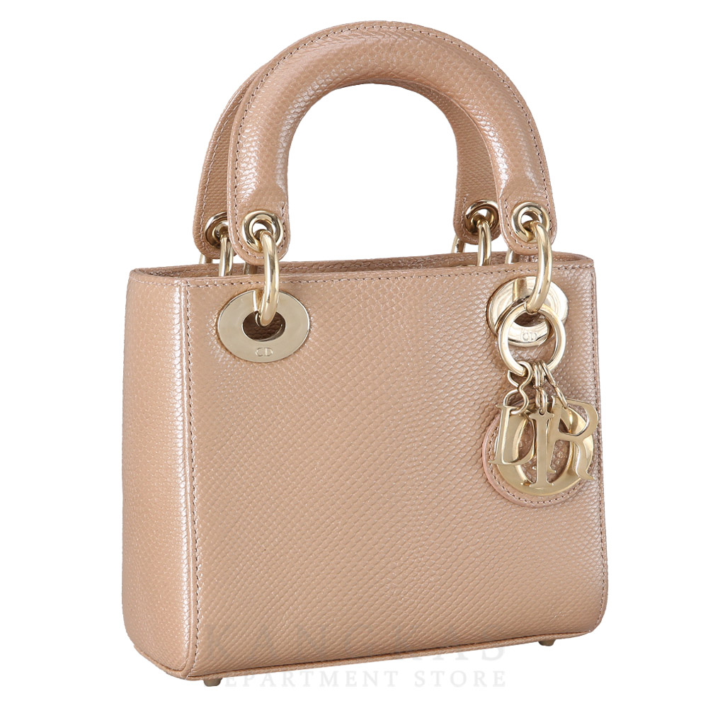 CHRISTIAN DIOR(USED)크리스찬디올 리자드 레이디디올 미니백